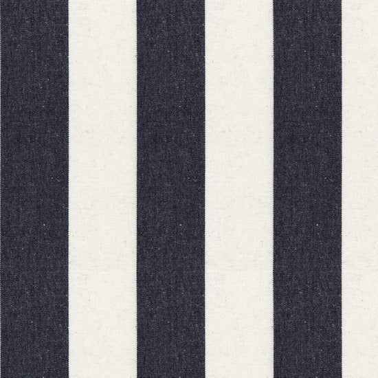 Devon Stripe Black Fabric by the Metre