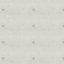 Embroidered Union Star Pink Roman Blinds