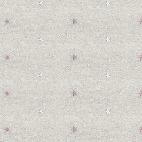 Embroidered Union Star Pink Apex Curtains