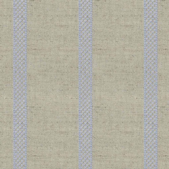 Hopsack Stripe Bluebell Fabric by the Metre