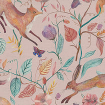 Leaping Into The Fauna Blush Curtains Leaping Into The Fauna Blush Curtains