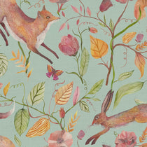 Leaping Into The Fauna Duck Egg Blue Curtains Leaping Into The Fauna Duck Egg Blue Curtains