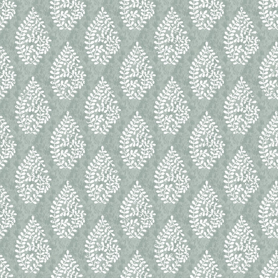 Bagru Duckegg Apex Curtains