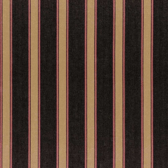 Silhouette Stripe Black Claret Apex Curtains