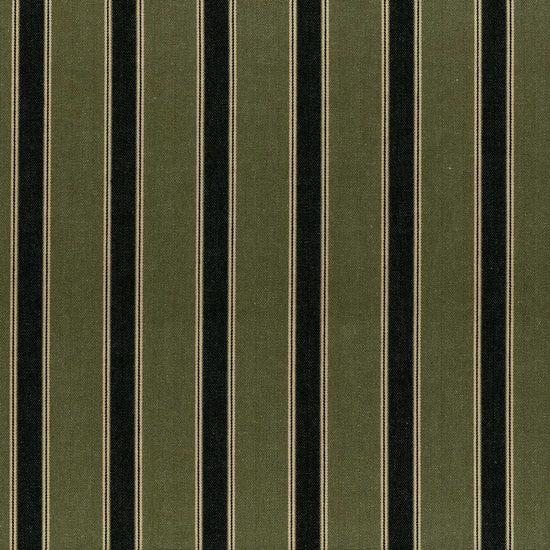 Silhouette Stripe Khaki Black Apex Curtains