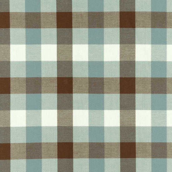 Watercolour Check Brown Mist Apex Curtains