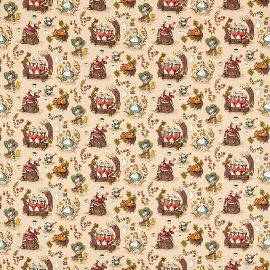 Alice In Wonderland Caramel 227164 Fabric by the Metre