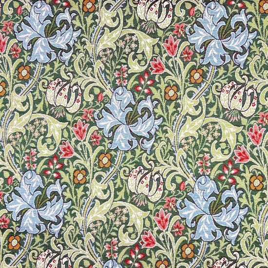 Golden Lily Bottle William Morris Inspired Box Seat Covers