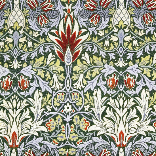 Snakeshead Green William Morris Inspired Roman Blinds