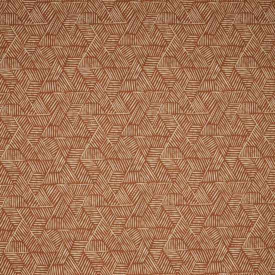 Triangulum Sienna Fabric by the Metre