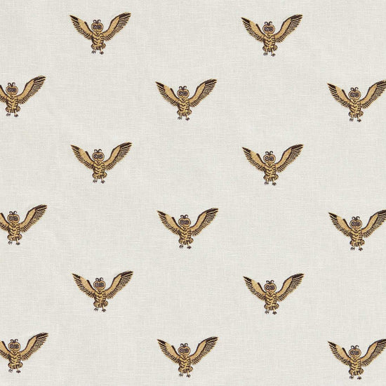 Owl Of Athena Embroidery Gold F1755-01 Roman Blinds