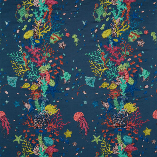 Seaforest Jacquard Navy F1761-01 Tablecloths