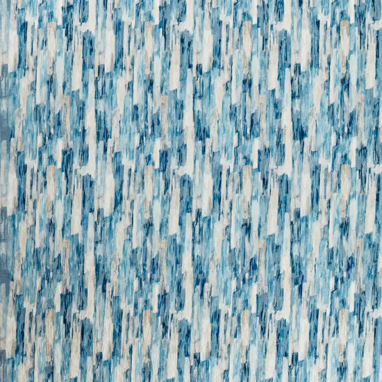 Cityscape Print Denim Curtains