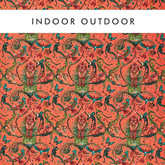 Bosque Dreams Indoor  Coral Curtains
