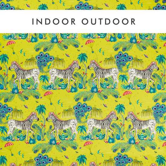 Lost World Indoor  Lime Curtains