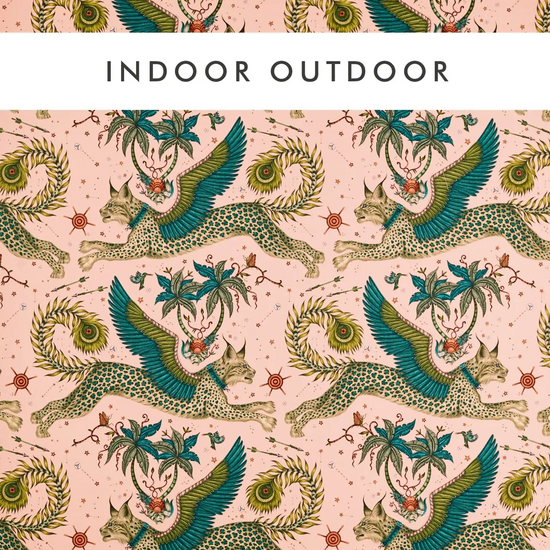 Lynx Indoor  Pink Curtains
