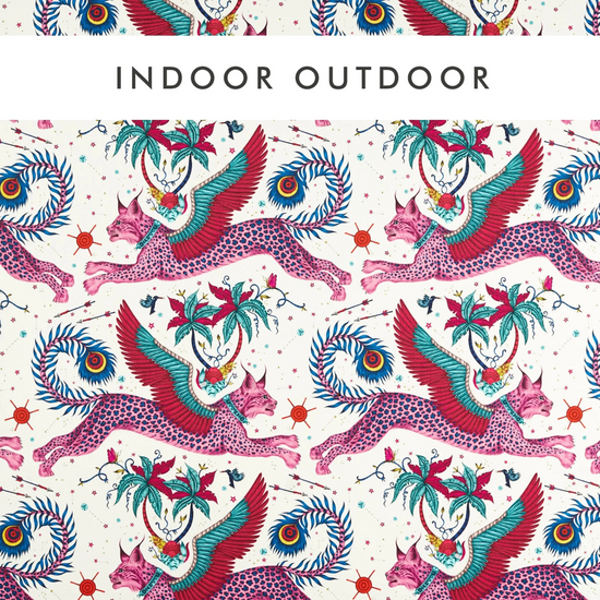 Lynx Indoor  Magenta Curtains
