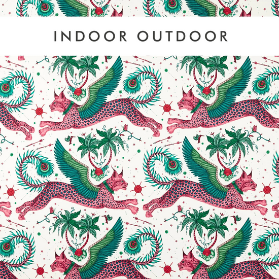 Lynx Indoor  Green Curtains