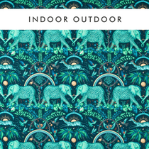 Zambezi Indoor  Teal Tablecloths