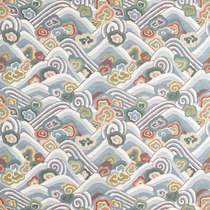 Kanagawa Terracotta Azul Cushions
