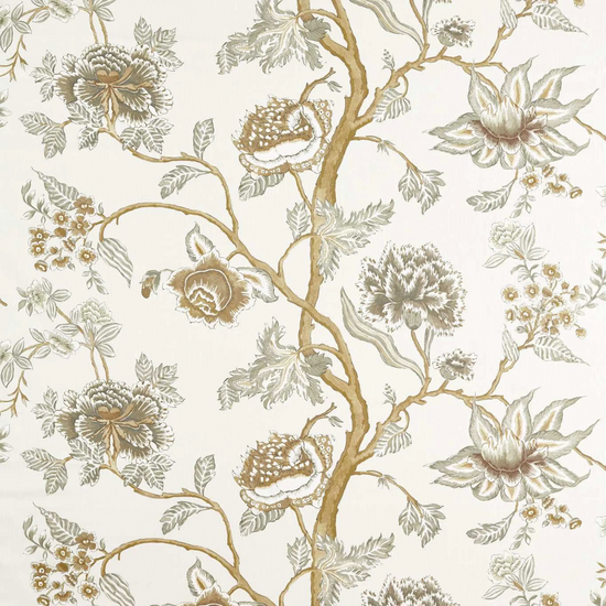 Indienne Taupe Ochre Curtains