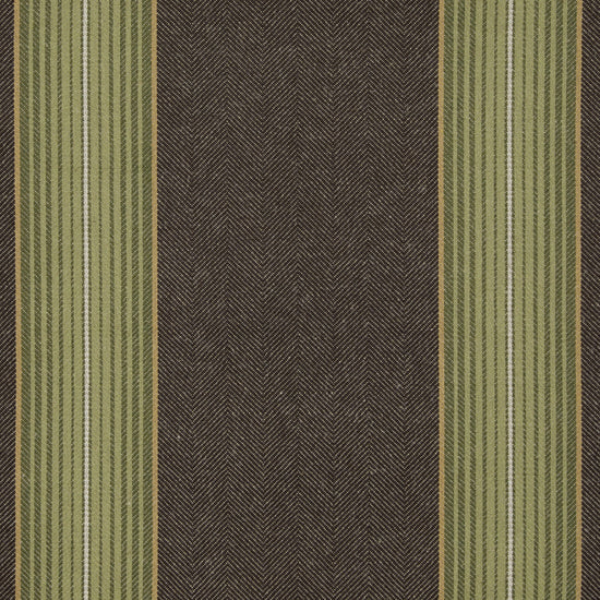 Hastings Stripe Mocha Greens FA400-297 Curtains