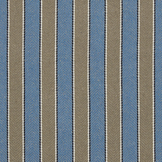 Portree Stripe Slate Blue FA401-288 Curtains