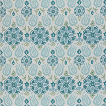 Cassia Peacock Sky Curtains