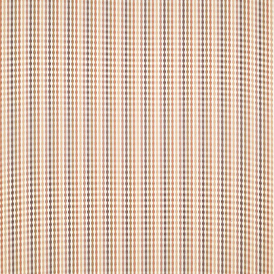 Grove Stripe Spice Rust Terracotta Curtains