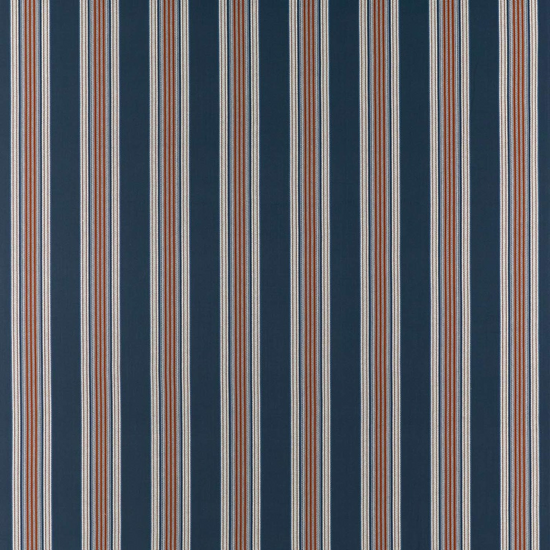 Marylebone Navy Rust Curtains