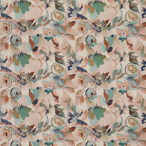 Flores Embroidery Rust Burgundy Forest Fabric by the Metre
