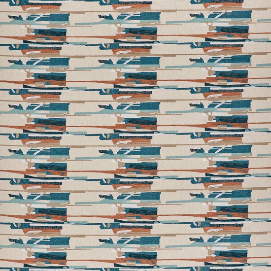 Zeal II Atlantic Rosewood Denim Roman Blinds