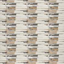Zeal II Pebble Oat Straw Curtains