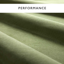 Heatherton Stain Resist Velvet Fern Curtains