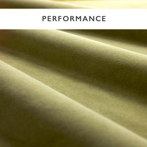 Heatherton Stain Resist Velvet Avocado Curtains