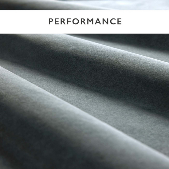 Heatherton Stain Resist Velvet Slate Upholstered Pelmets