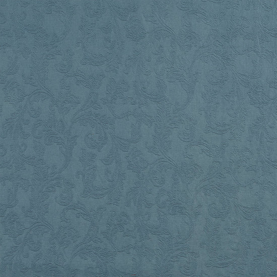 Bordeaux Plain French Blue Curtains