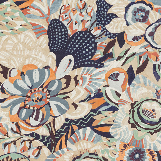 Tresco Indigo Bed Runners