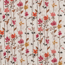 Woodland Floral Raspberry Curtains