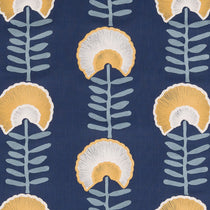 Scandi Floral Ochre Curtains