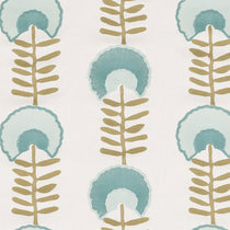 Scandi Floral Seafoam Curtains