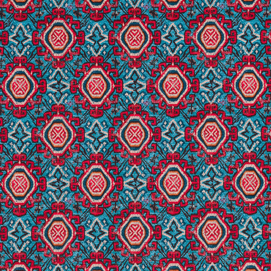 Tabriz Teal Curtains