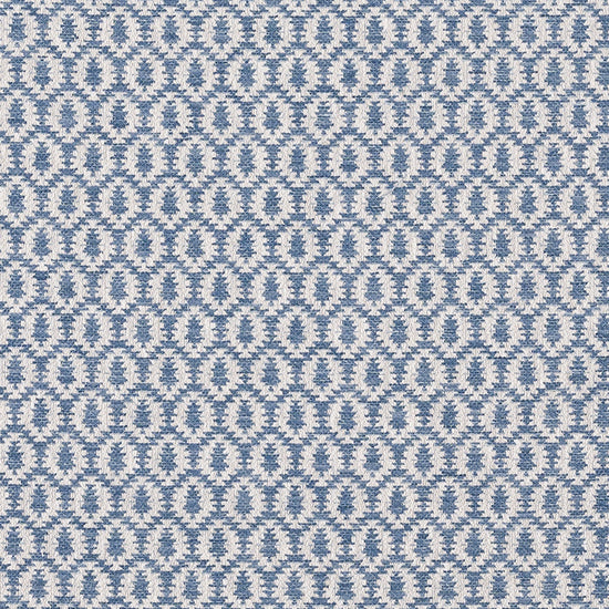 Samos French Blue Curtains