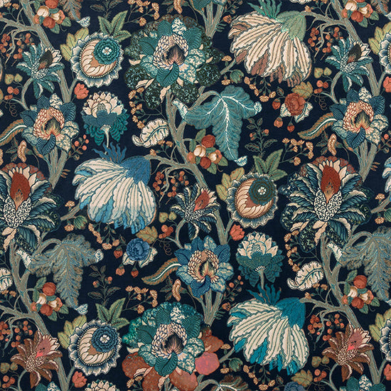Raffaela Navy Curtains