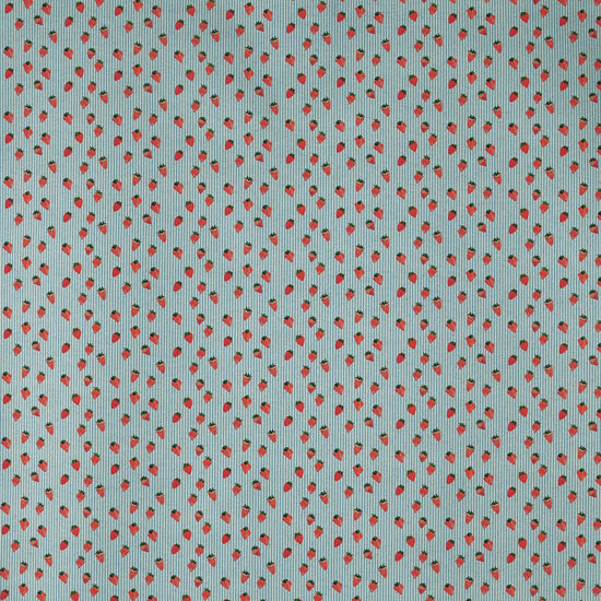 Strawberry Picking Summer Curtains