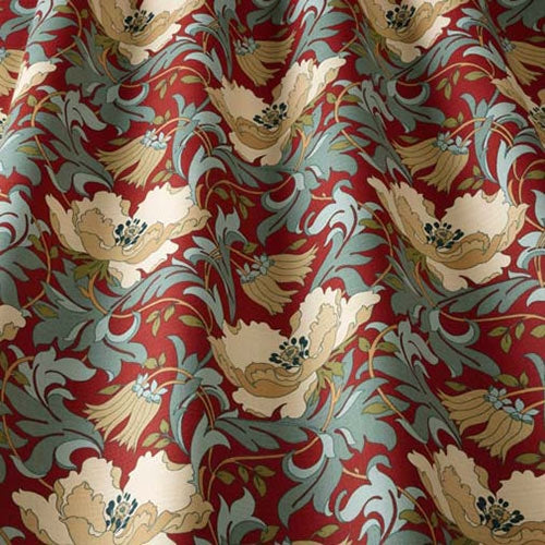 Art Deco Cherry Upholstered Pelmets