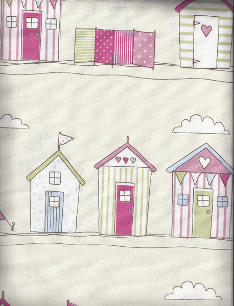 Beach Huts Curtains cm111662
