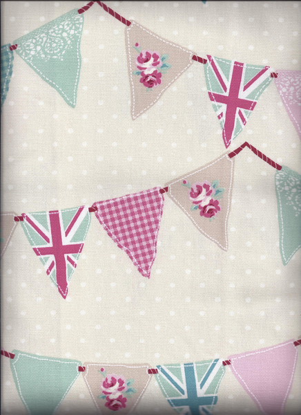 Bunting Pink Curtains