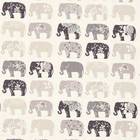 Elephants Natural Curtain Tie Backs