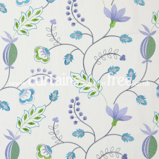 Fiorella Azure Fabric by the Metre